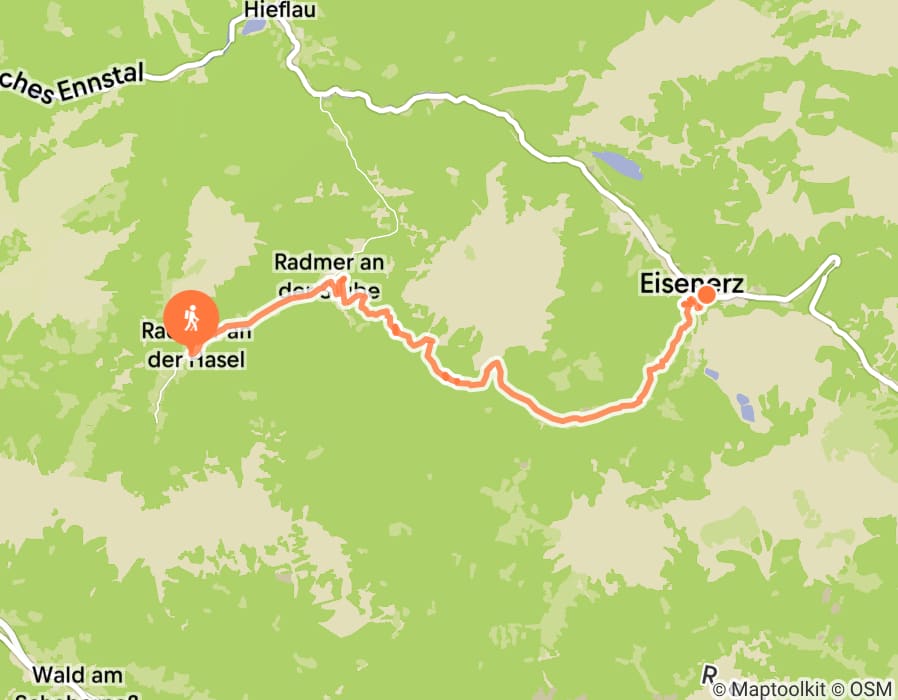 Karte der Tour