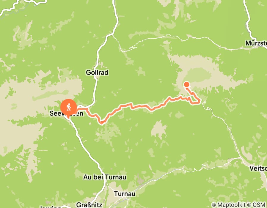 Karte der Tour