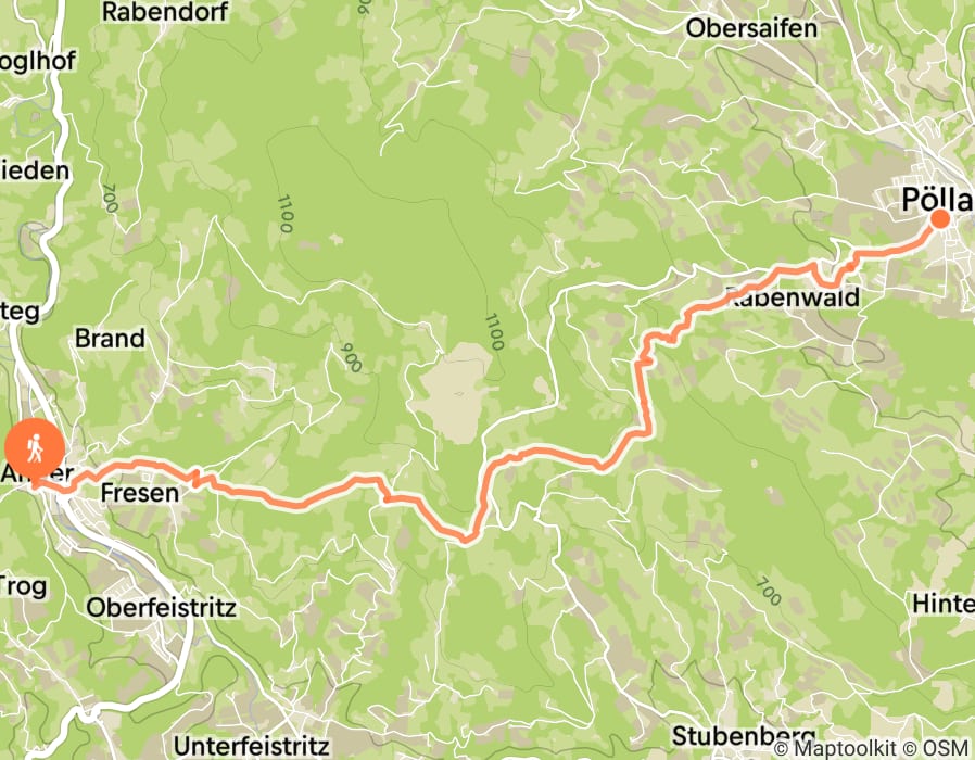 Karte der Tour