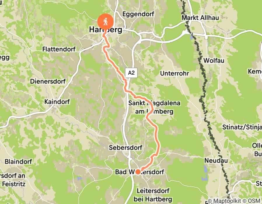 Karte der Tour