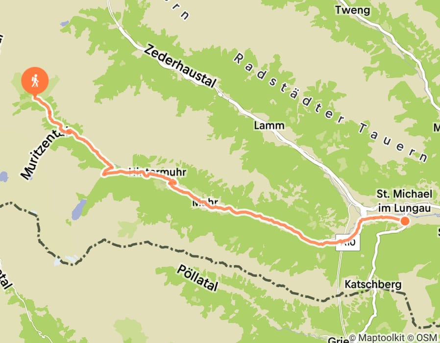 Karte der Tour