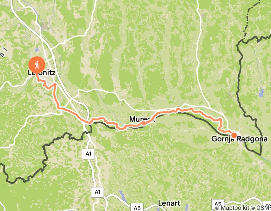 Karte der Tour