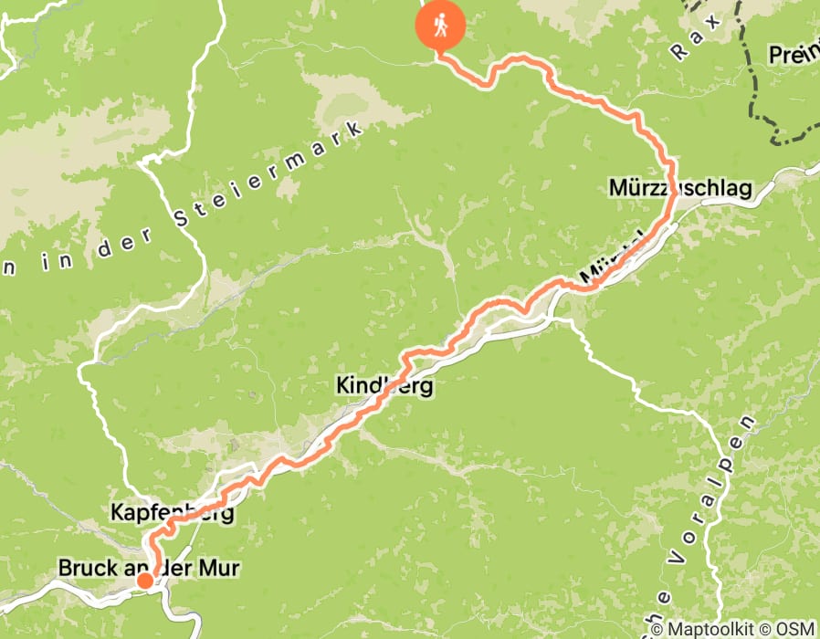 Karte der Tour