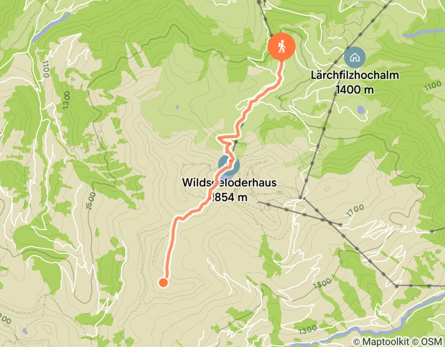 Karte der Tour
