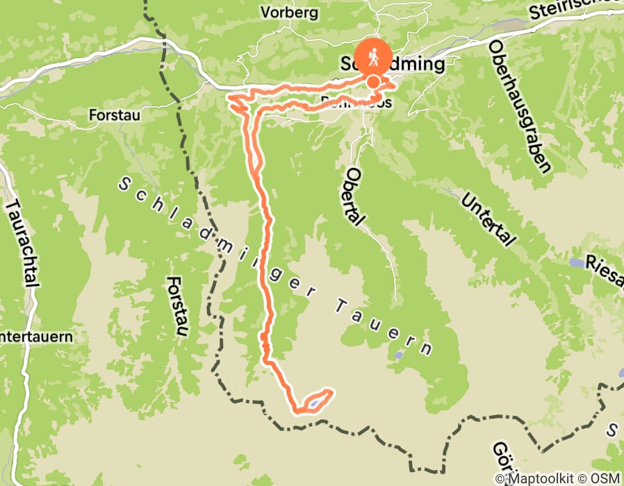 Karte der Tour