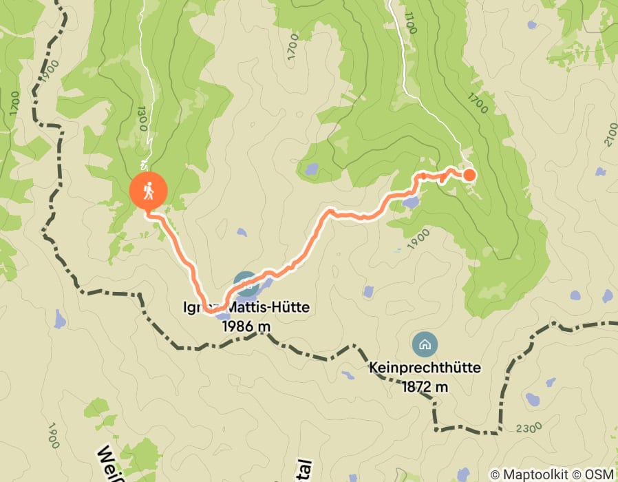Karte der Tour