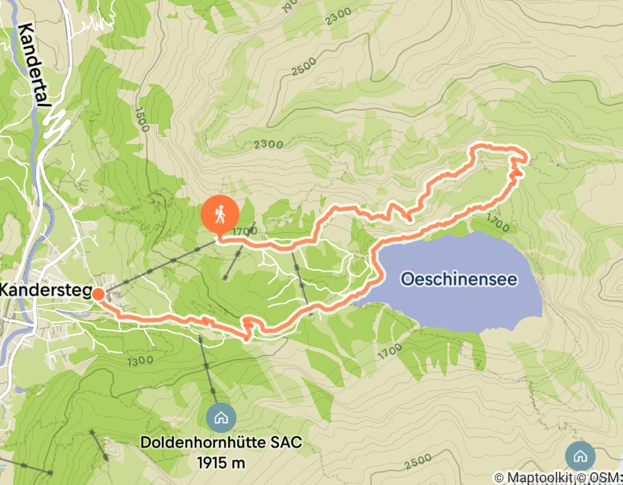 Karte der Tour