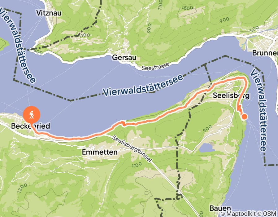 Karte der Tour