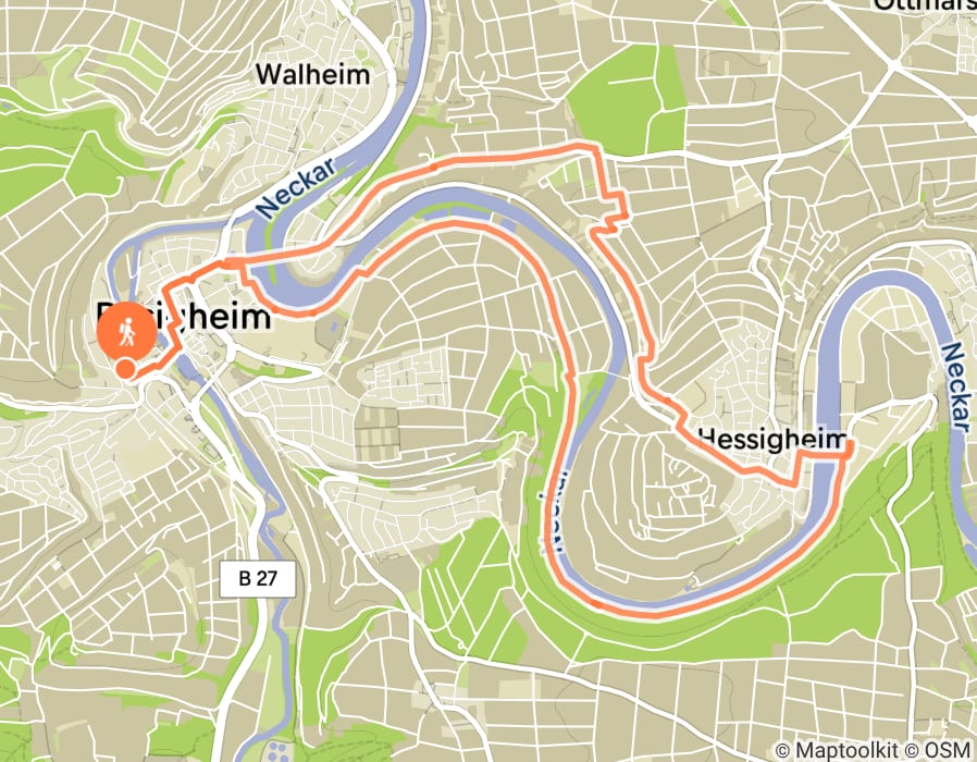 Karte der Tour