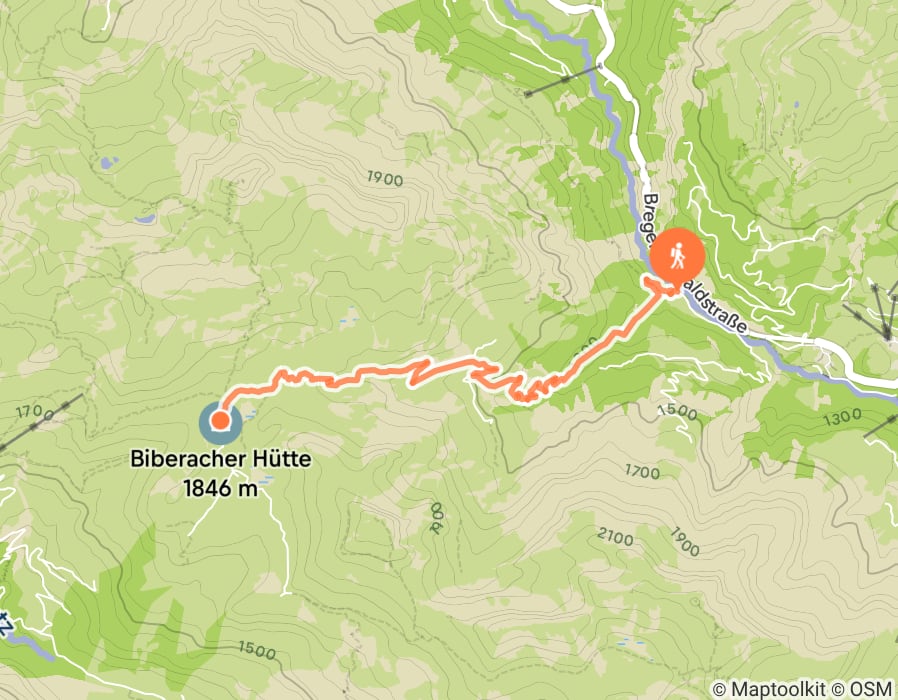 Karte der Tour