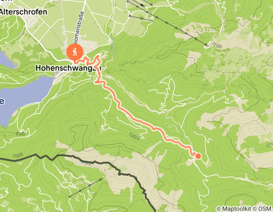 Karte der Tour