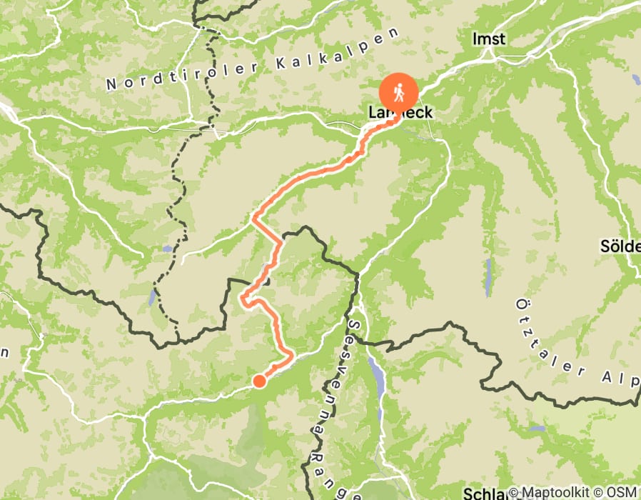 Karte der Tour