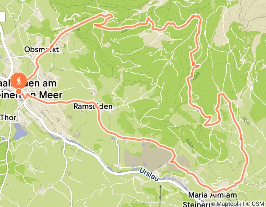 Karte der Tour