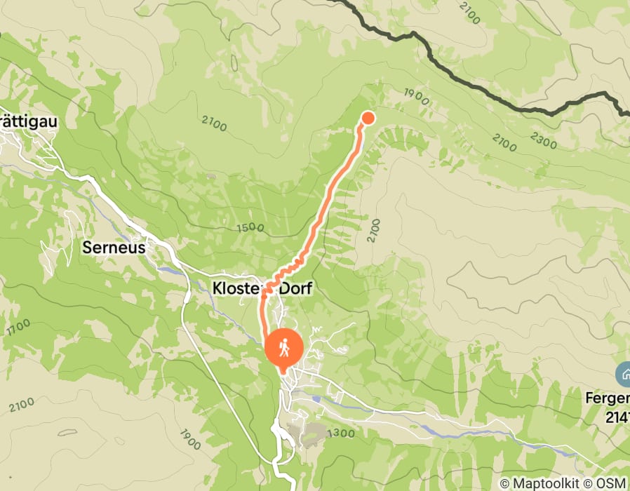 Karte der Tour
