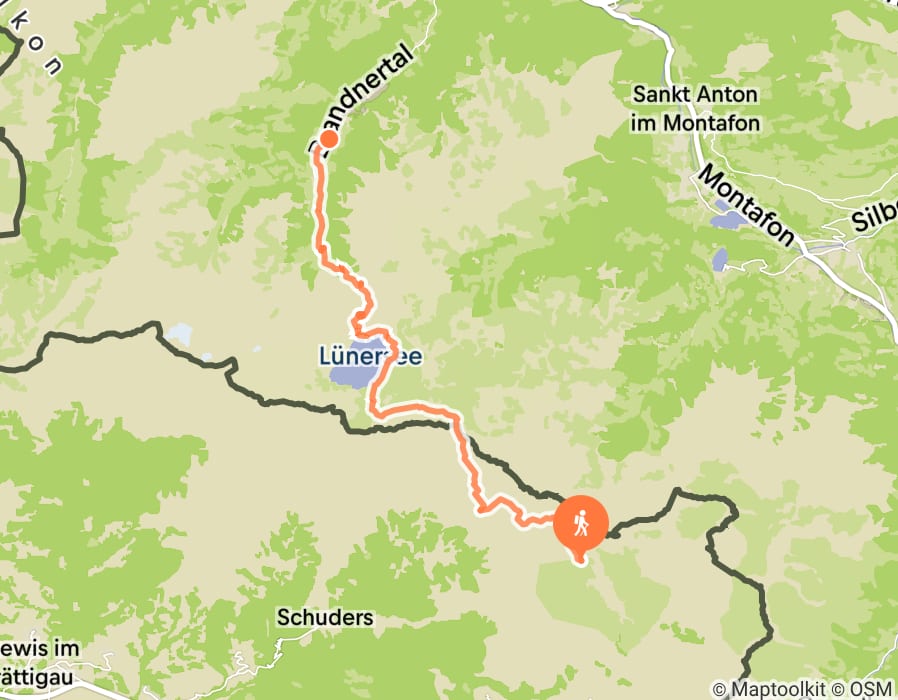 Karte der Tour