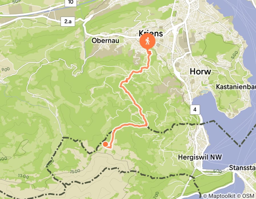 Karte der Tour