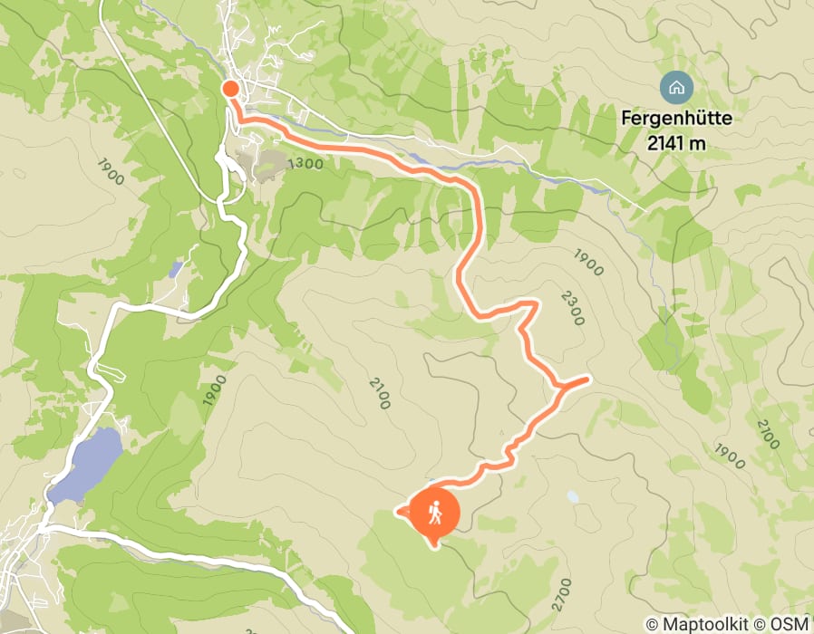 Karte der Tour