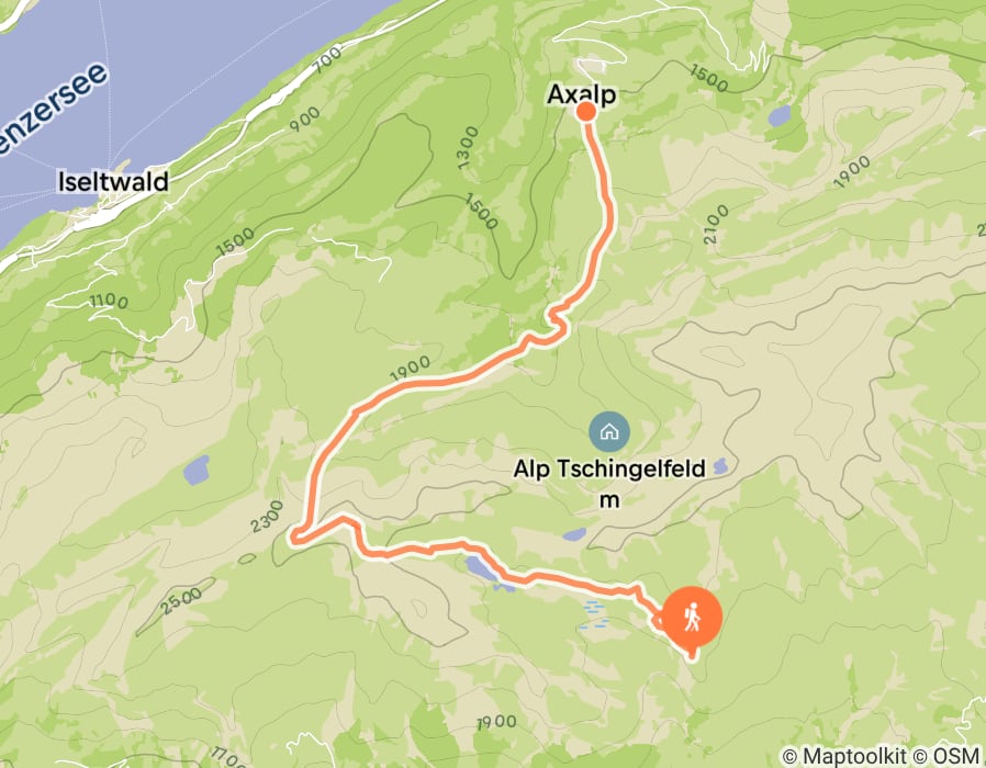 Karte der Tour