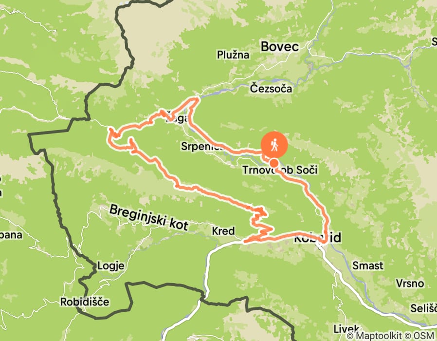 Karte der Tour