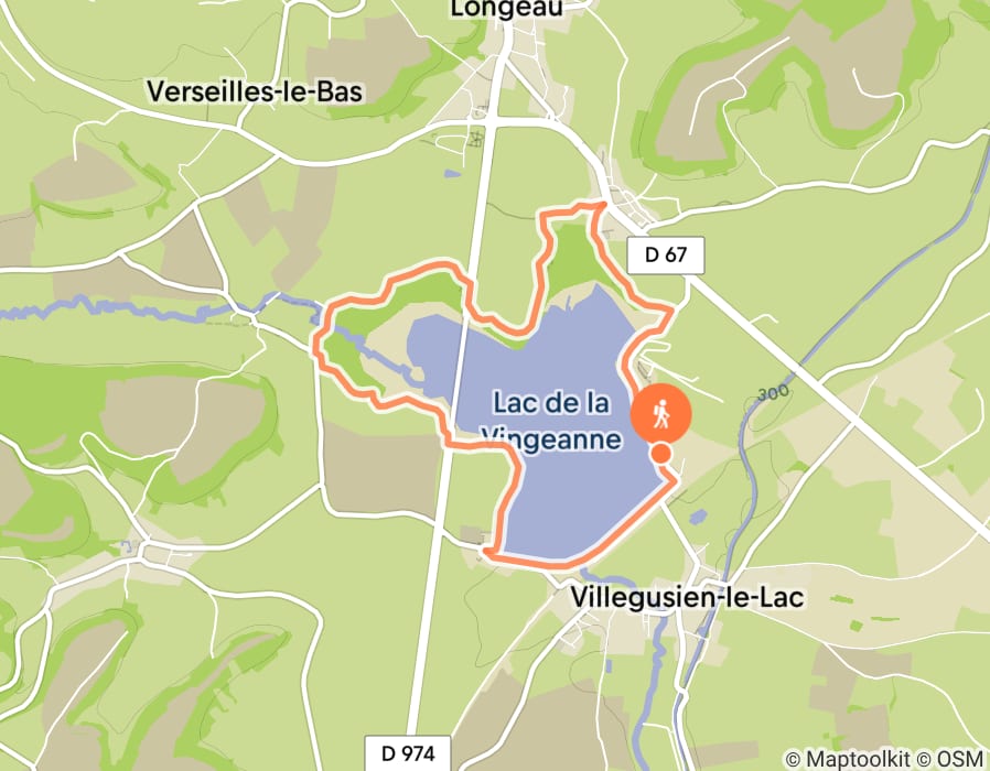 Karte der Tour