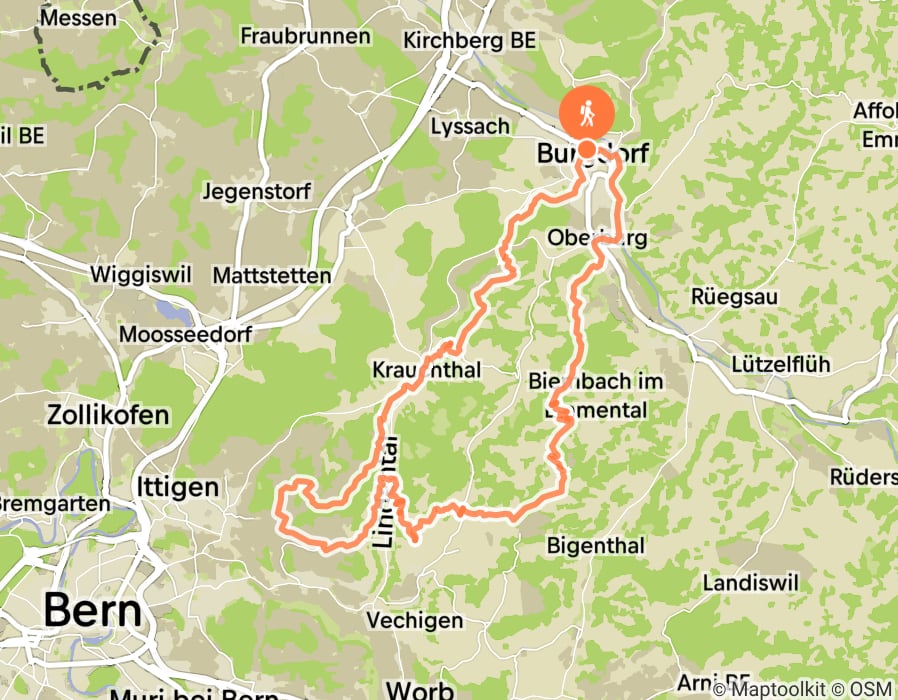 Karte der Tour