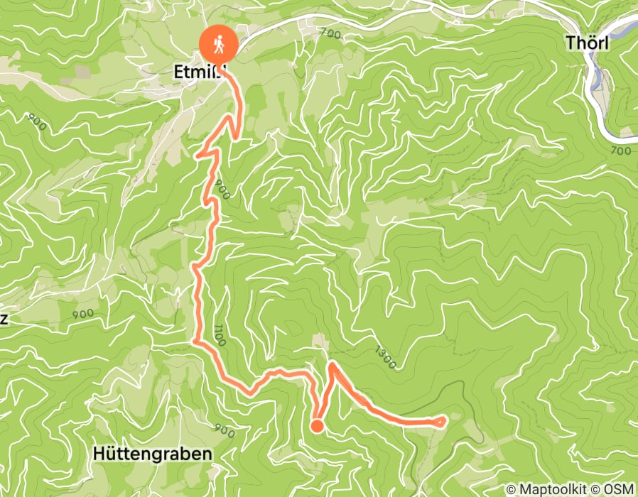 Karte der Tour