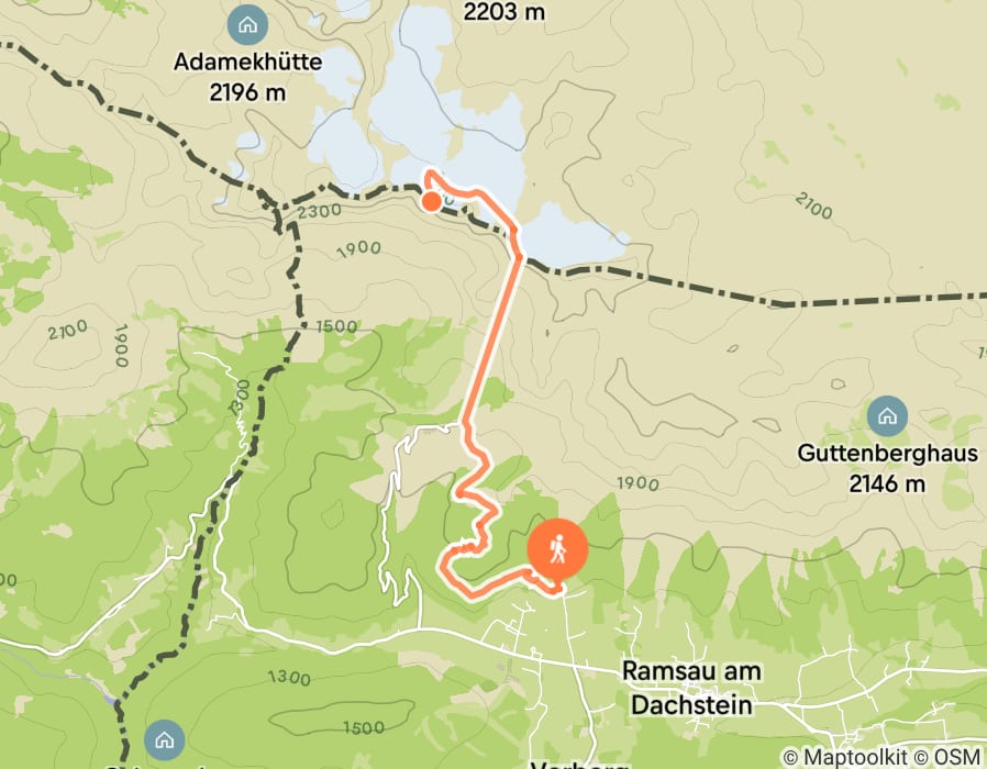 Karte der Tour