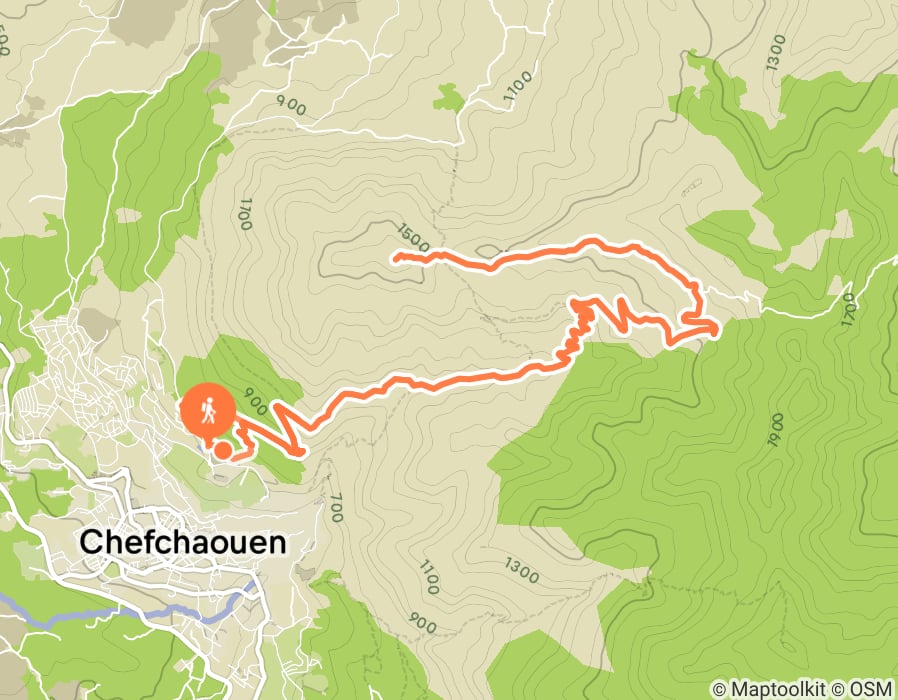 Karte der Tour