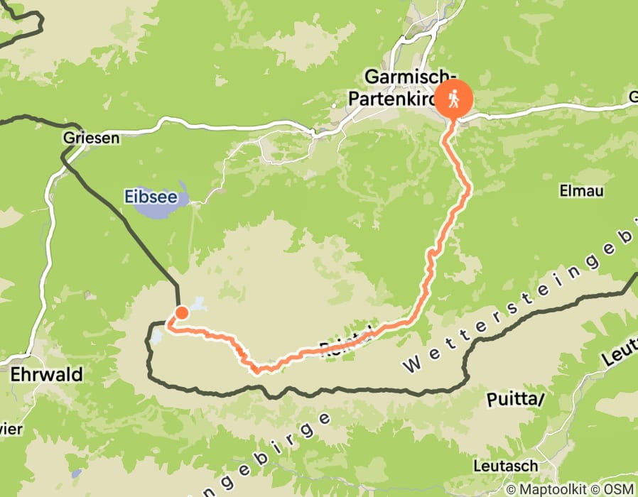 Karte der Tour