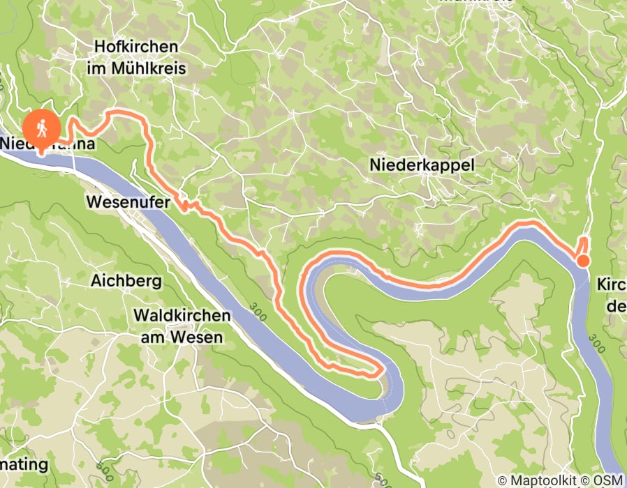 Karte der Tour