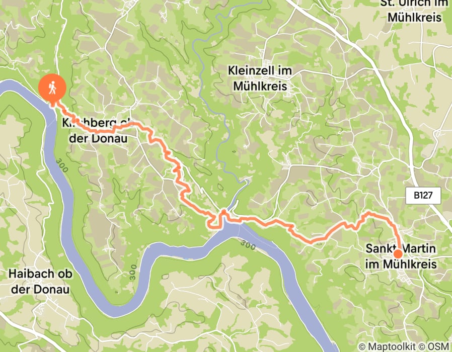Karte der Tour