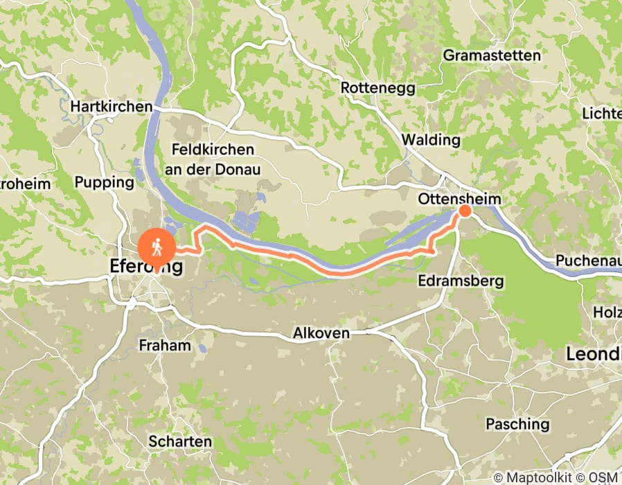 Karte der Tour