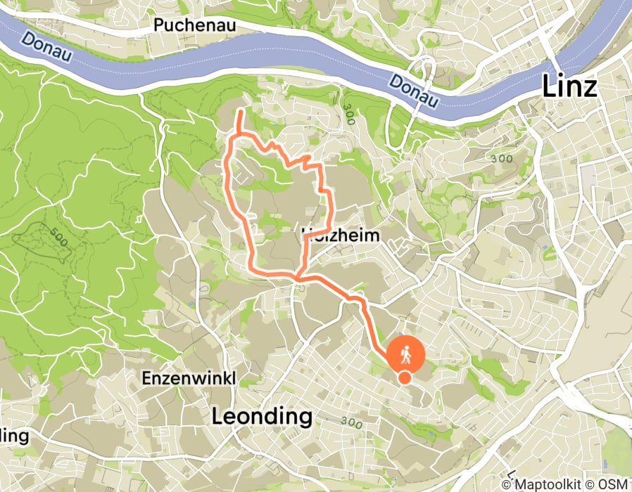 Karte der Tour