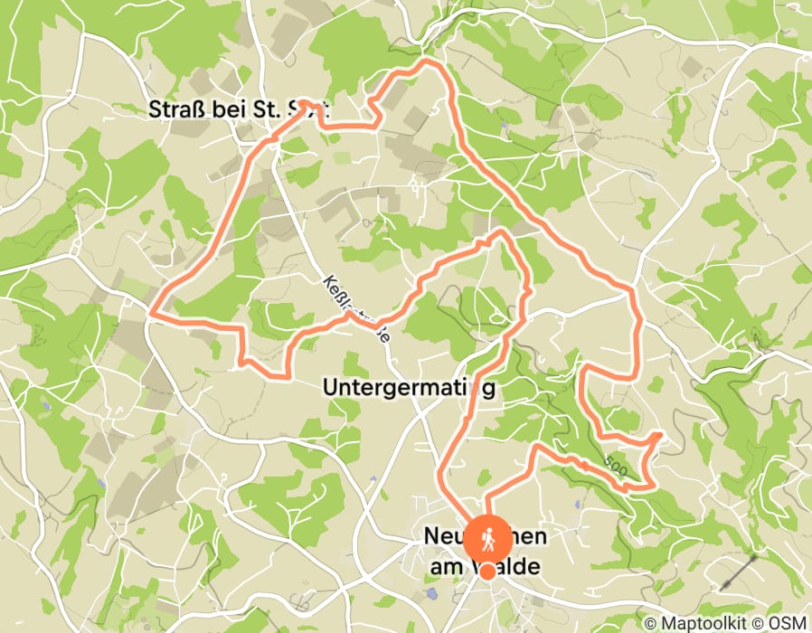Karte der Tour