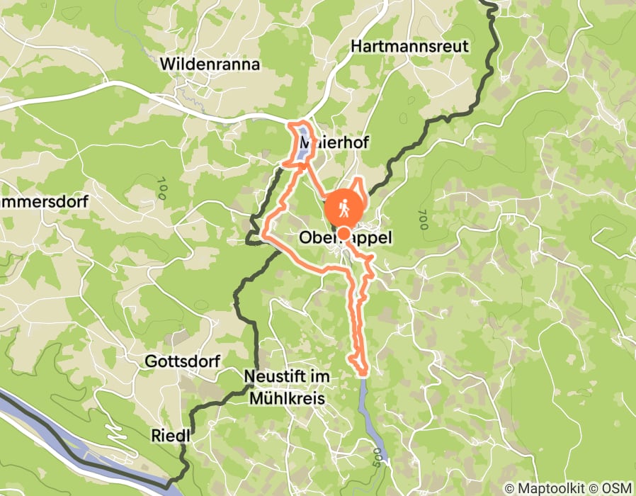 Karte der Tour