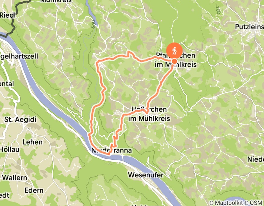 Karte der Tour
