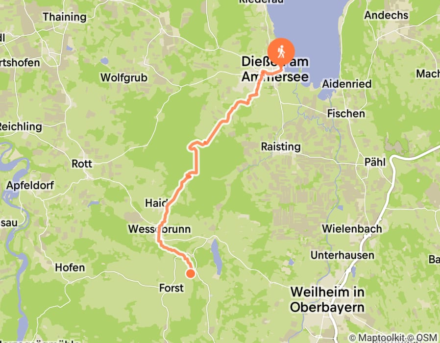 Karte der Tour