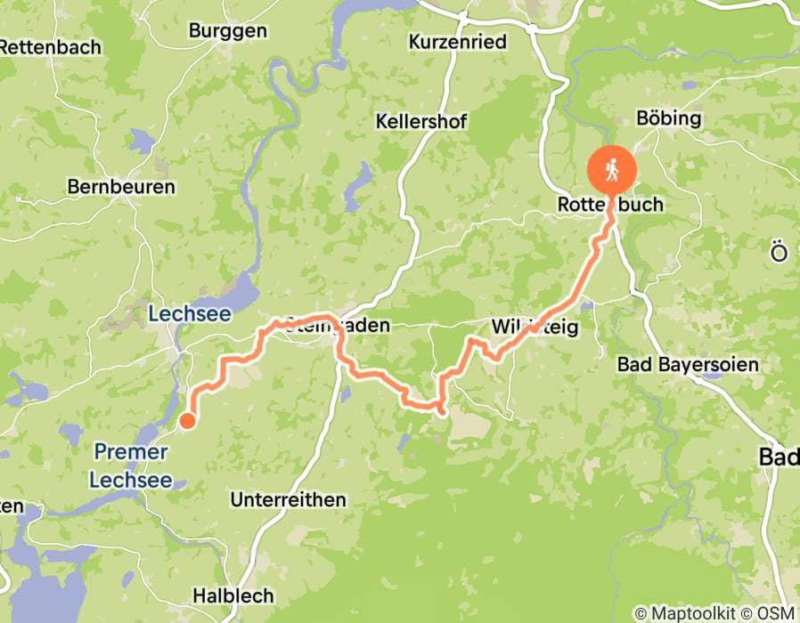 Karte der Tour