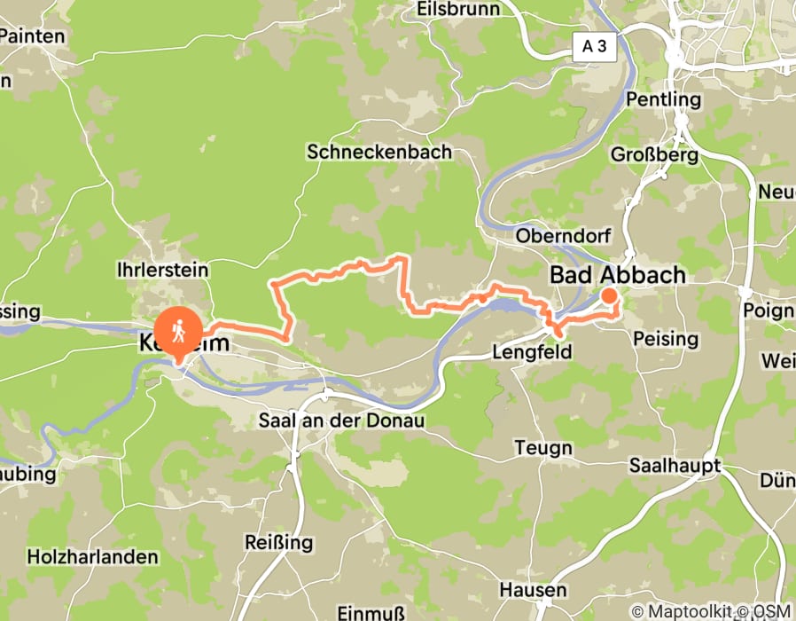 Karte der Tour
