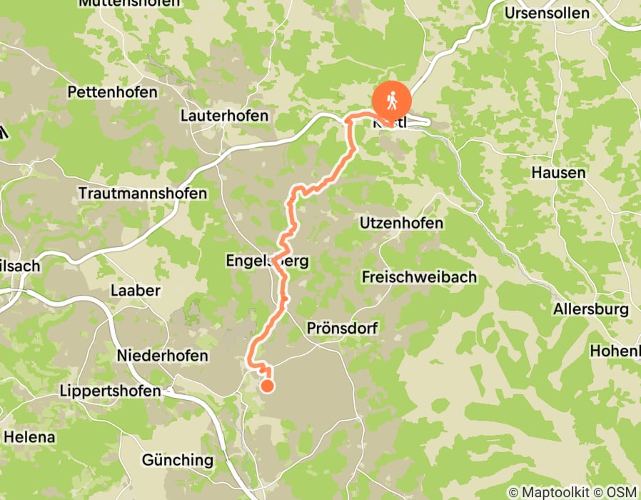 Karte der Tour