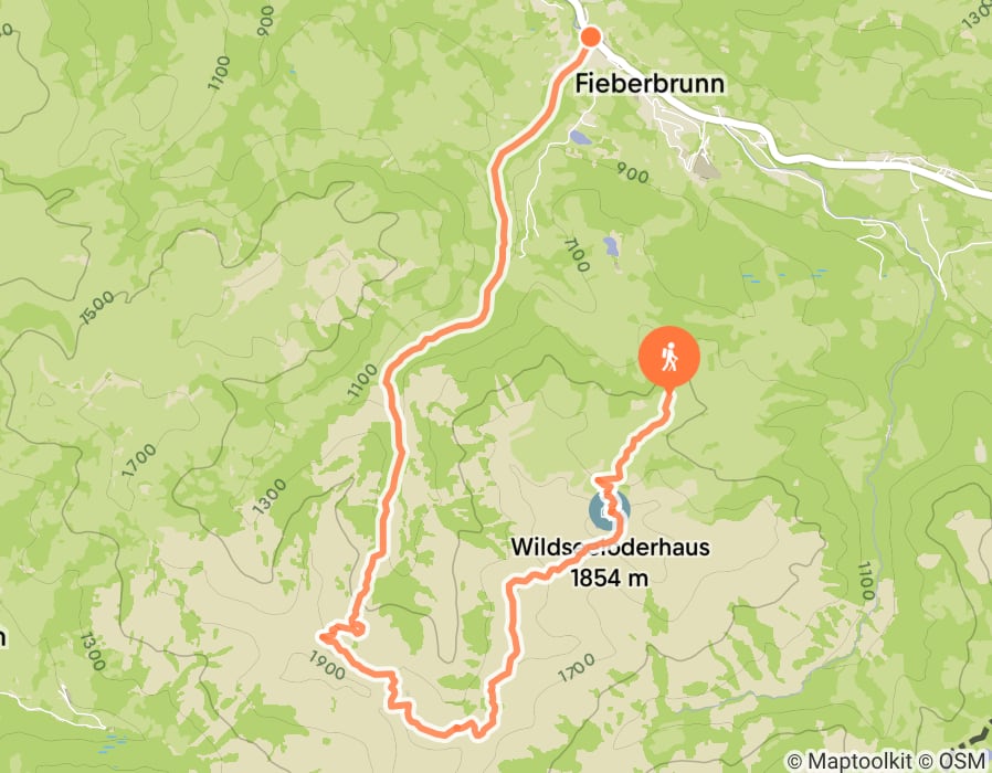 Karte der Tour