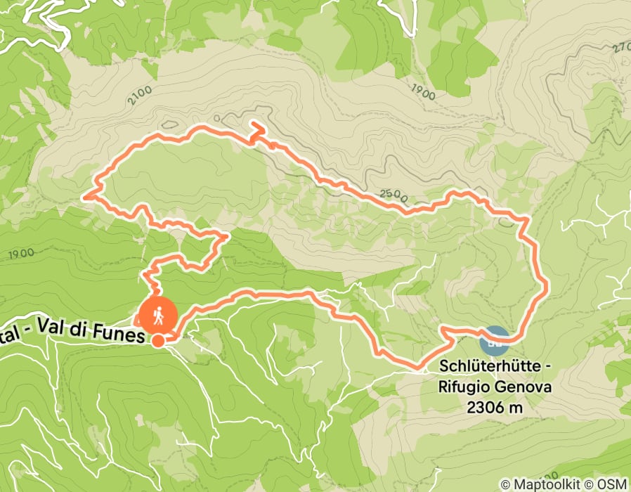 Karte der Tour