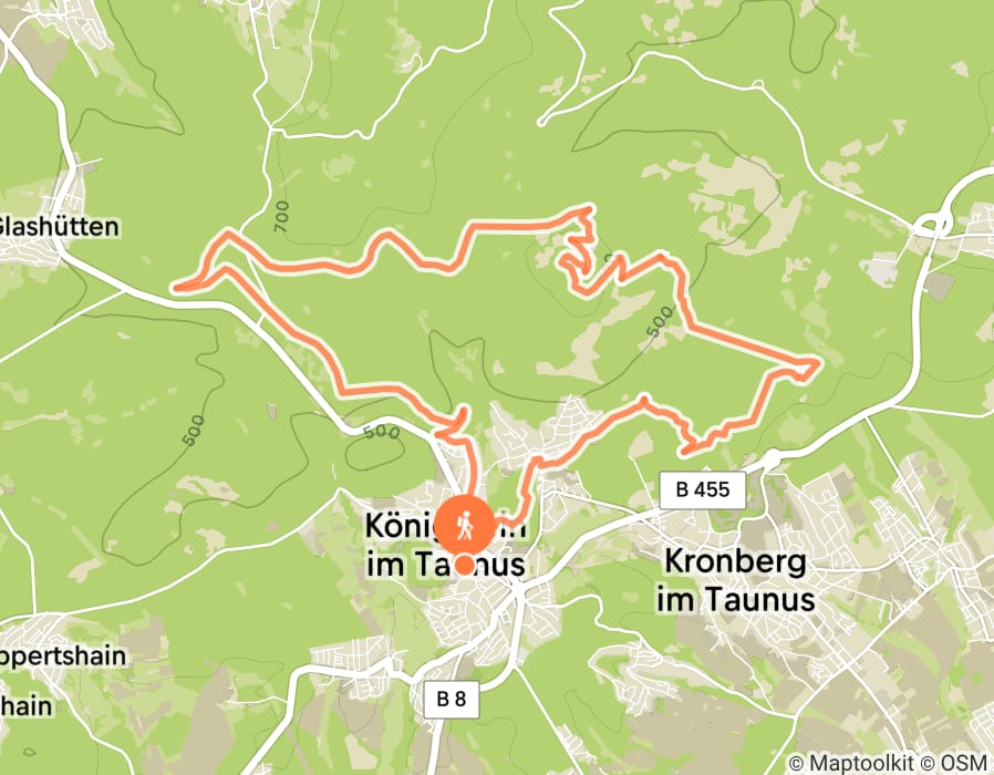 Karte der Tour
