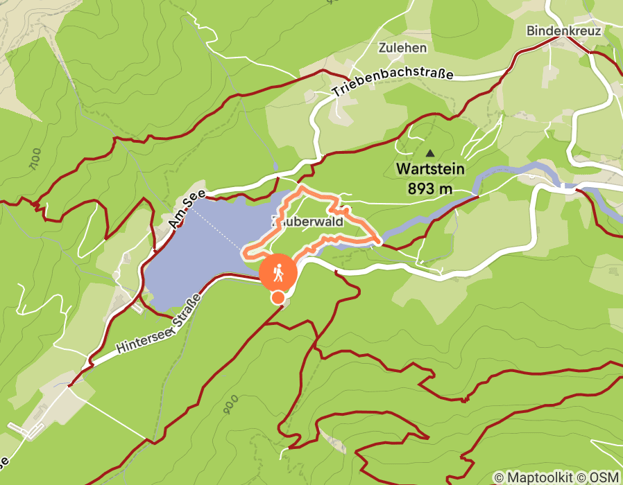 Karte der Tour