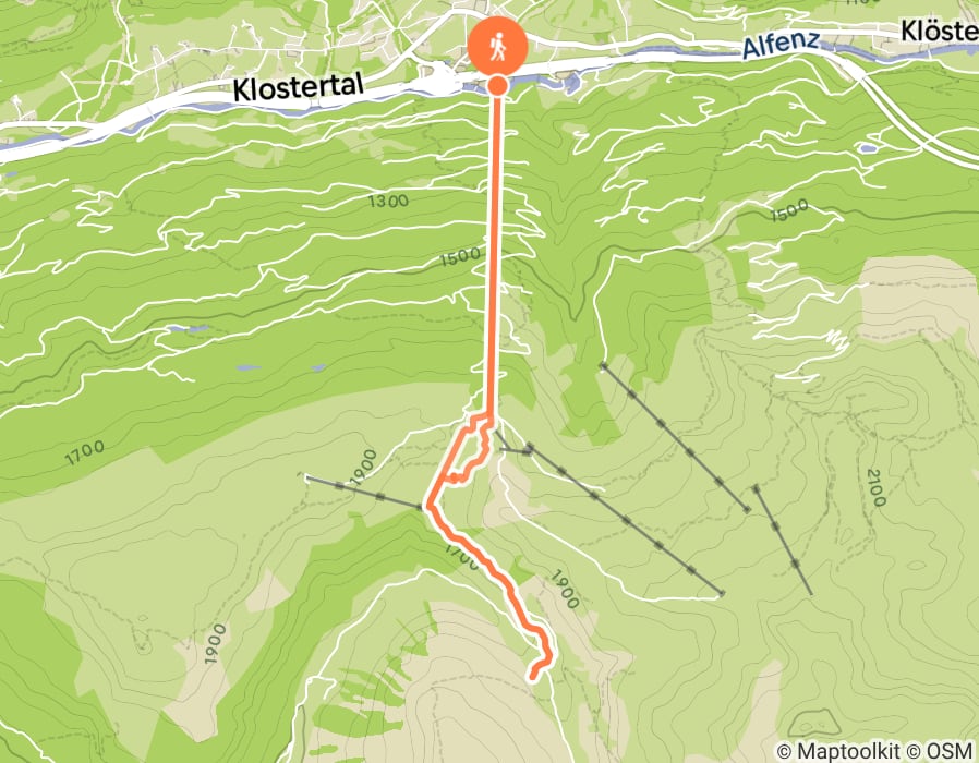 Karte der Tour