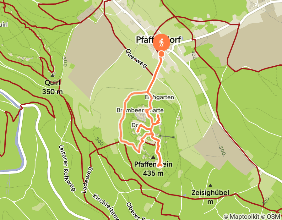 Karte der Tour
