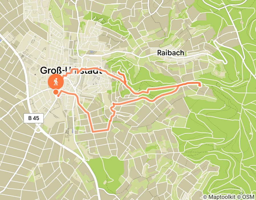 Karte der Tour