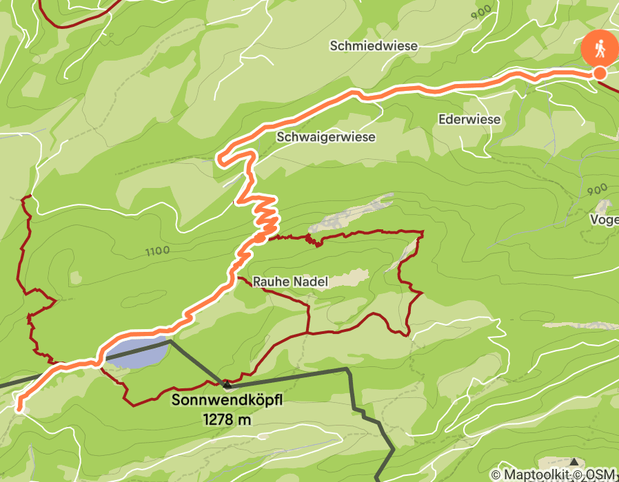Karte der Tour