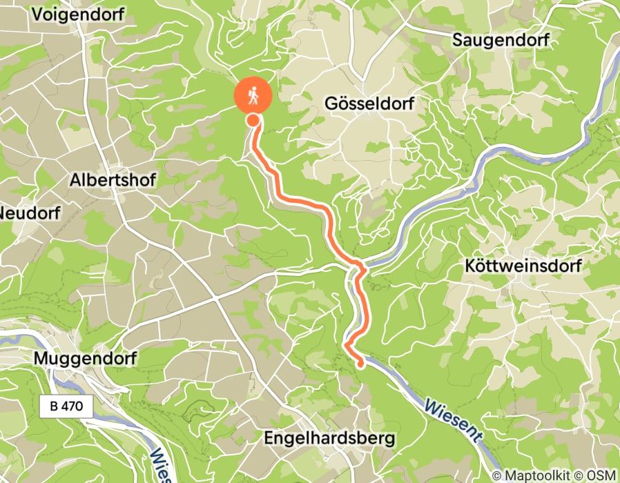 Karte der Tour