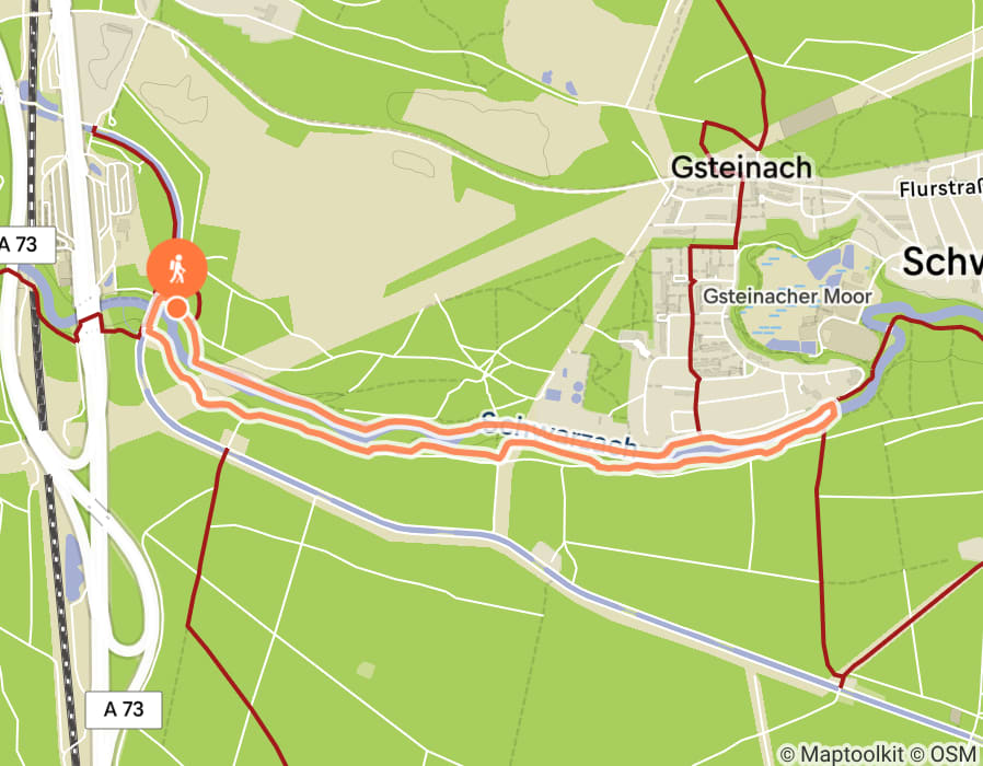 Karte der Tour